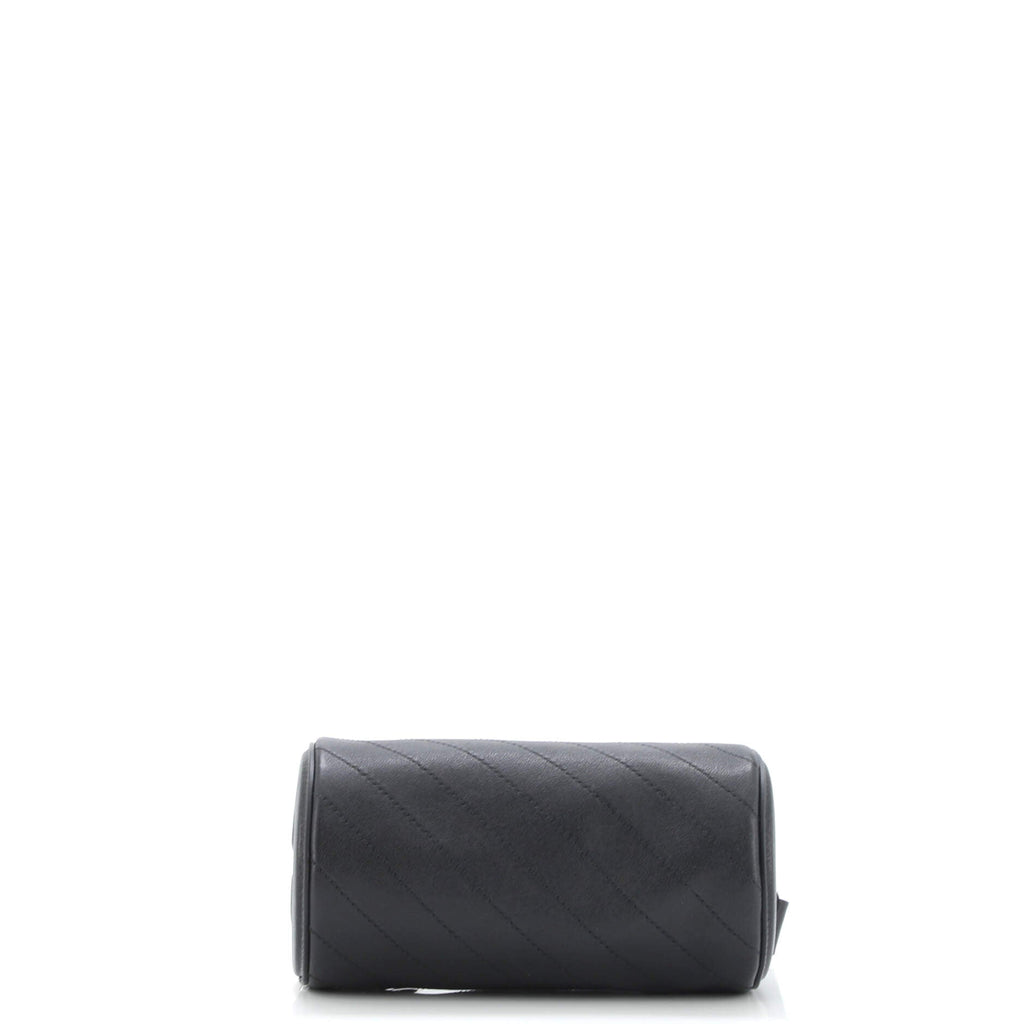 Blondie Shoulder Bag Diagonal Quilted Leather Mini