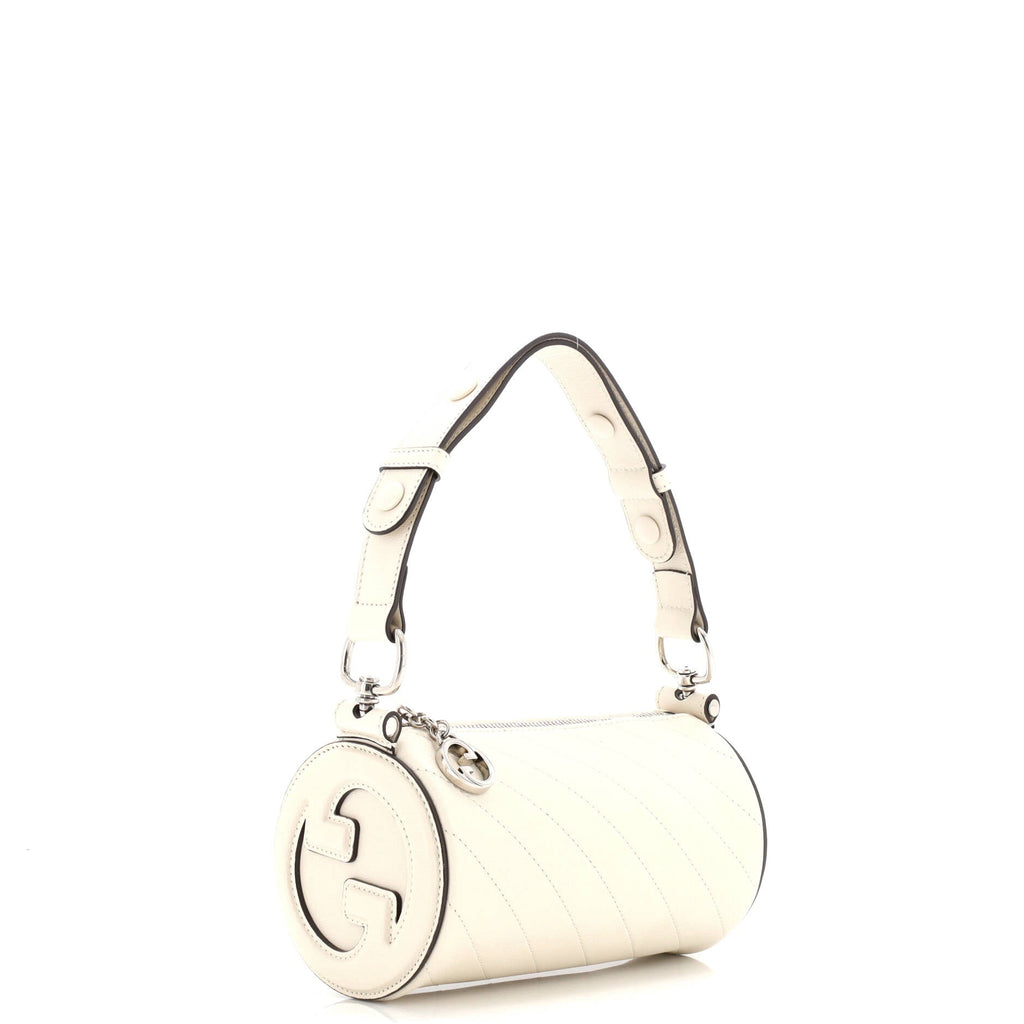Blondie Shoulder Bag Diagonal Quilted Leather Mini