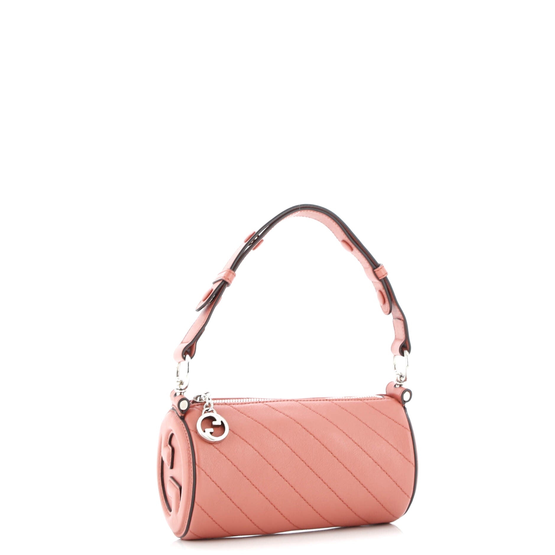 Blondie Shoulder Bag Diagonal Quilted Leather Mini