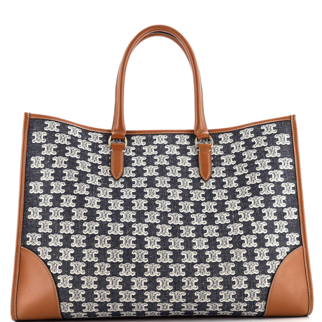 Horizontal Cabas Tote Triomphe Canvas