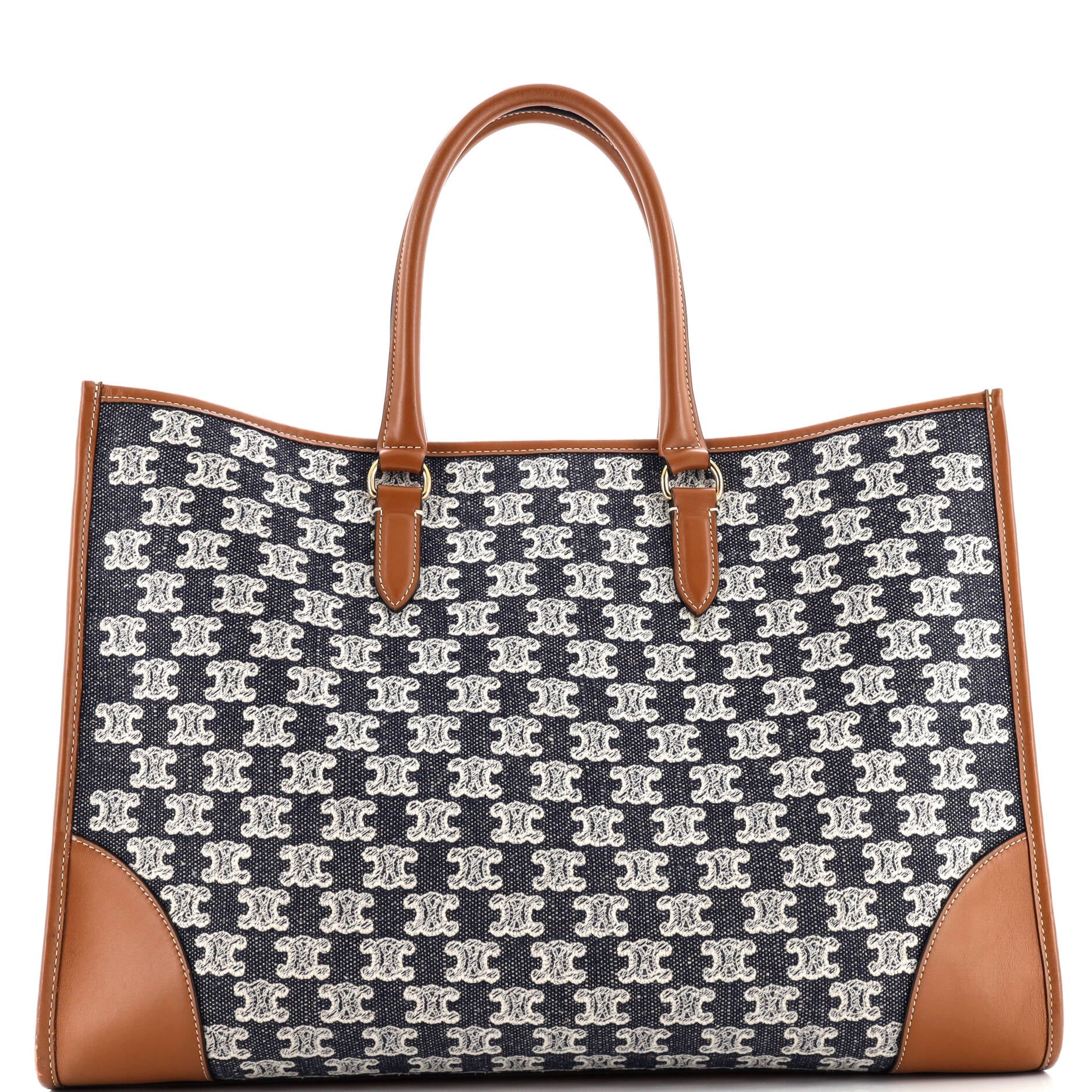 Horizontal Cabas Tote Triomphe Canvas