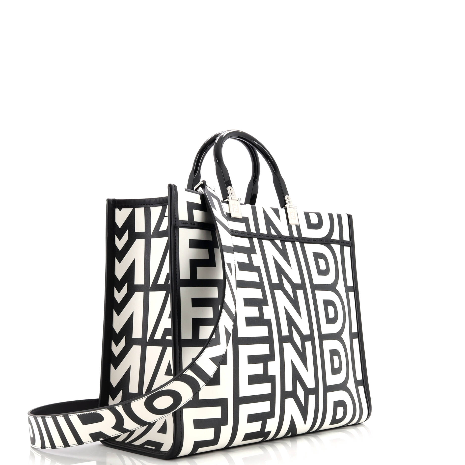 x Marc Jacobs Sunshine Shopper Tote Printed Leather Medium