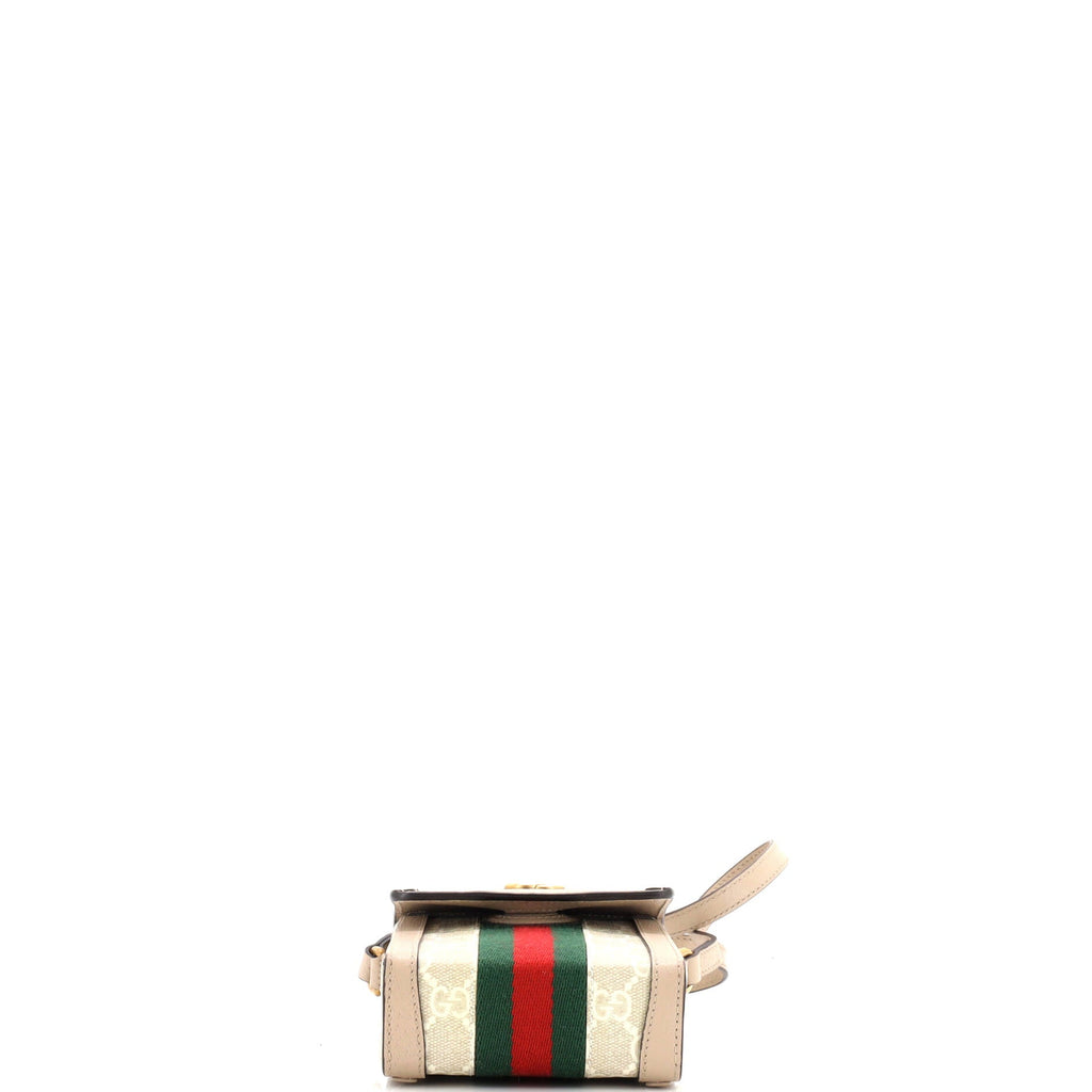 Ophidia Vertical Flap Crossbody Bag GG Coated Canvas Mini