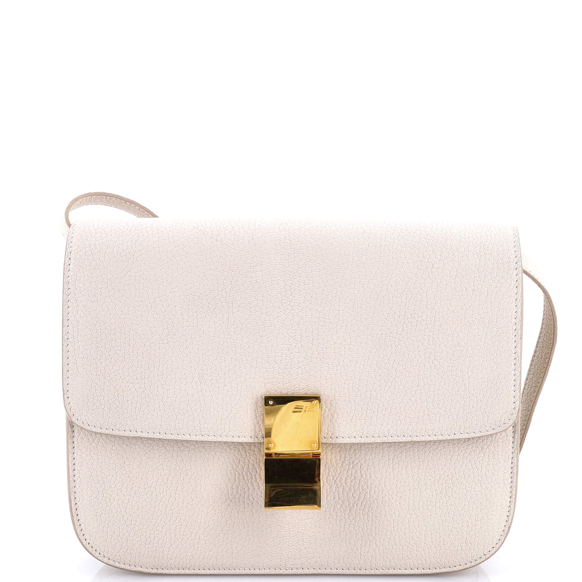 Classic Box Bag Grainy Leather Medium