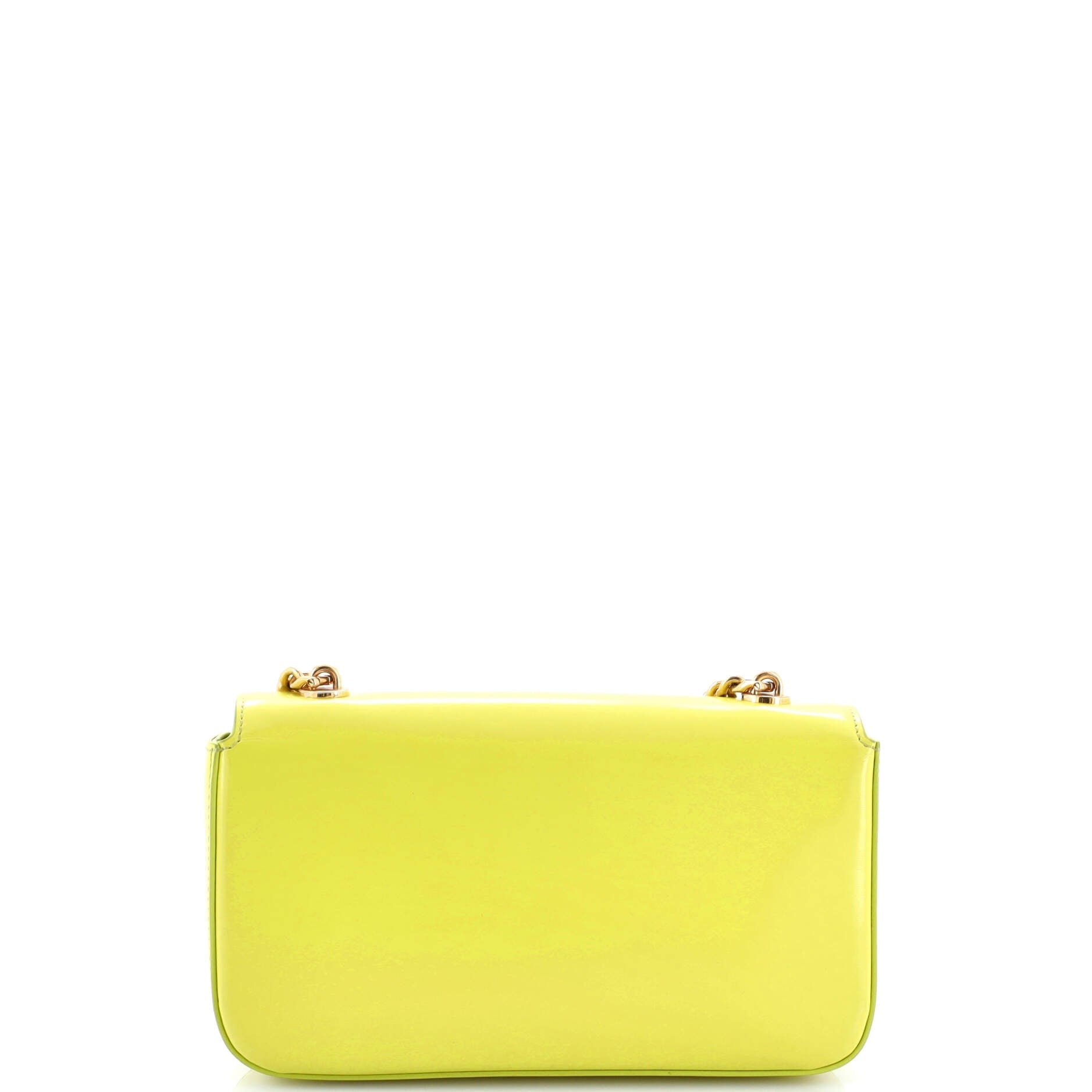 Triomphe Chain Shoulder Bag Leather Small