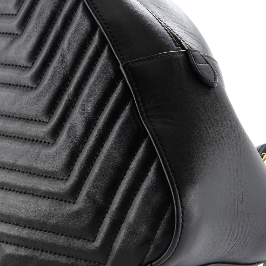GG Marmont Backpack Matelasse Leather Small
