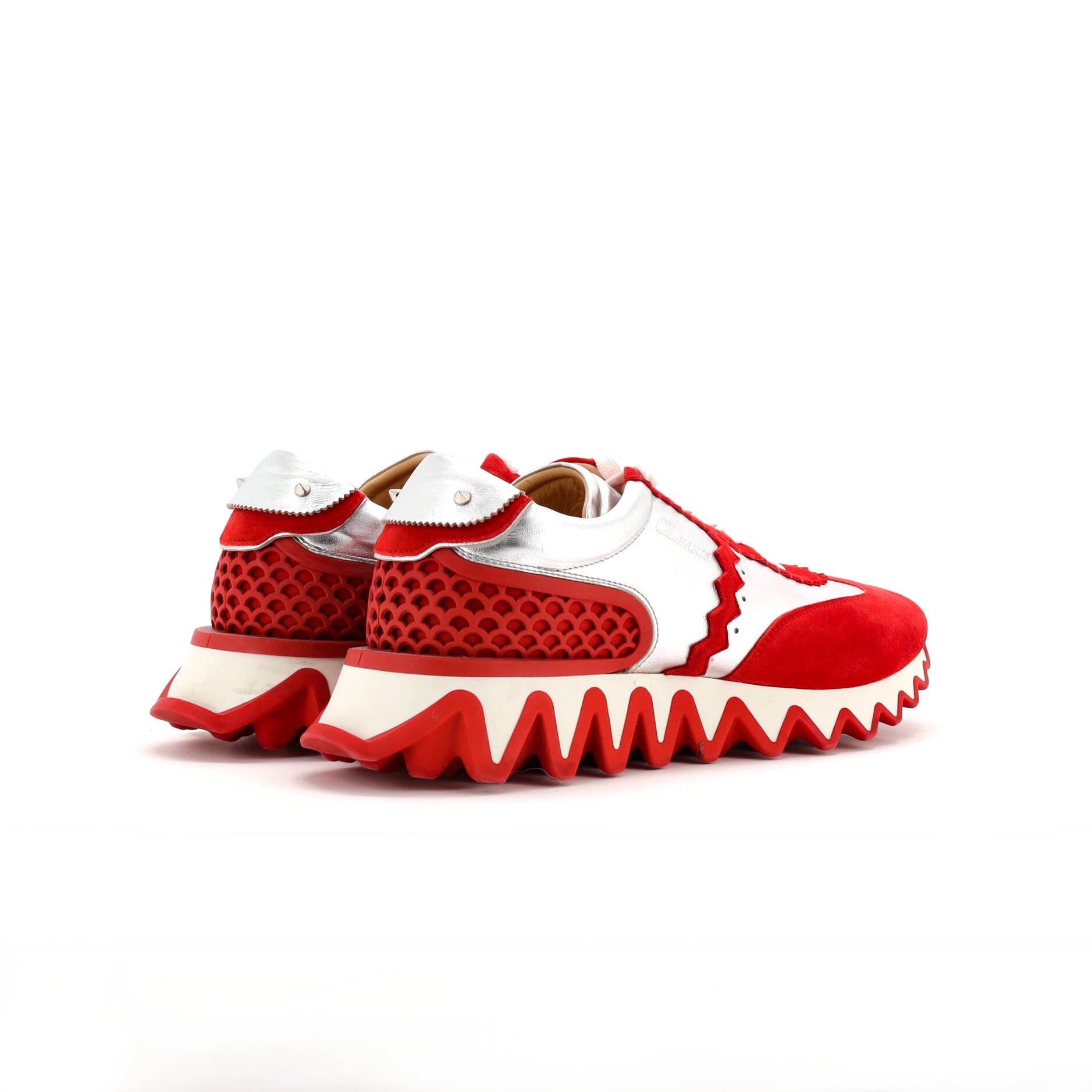 Loubishark Sneakers Leather and Suede