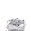 Soft Trunk Bag Crushed Metallic Calfskin Leather Mini