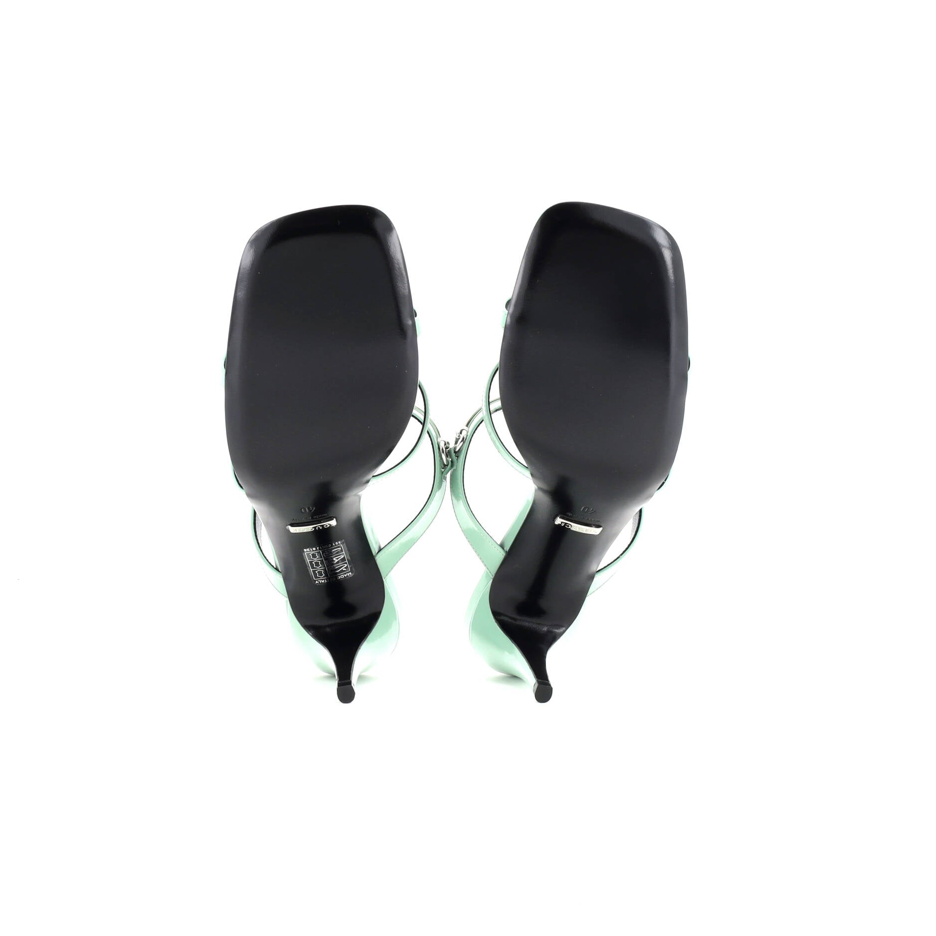 Women's Horsebit Cage Heeled Sandals Leather