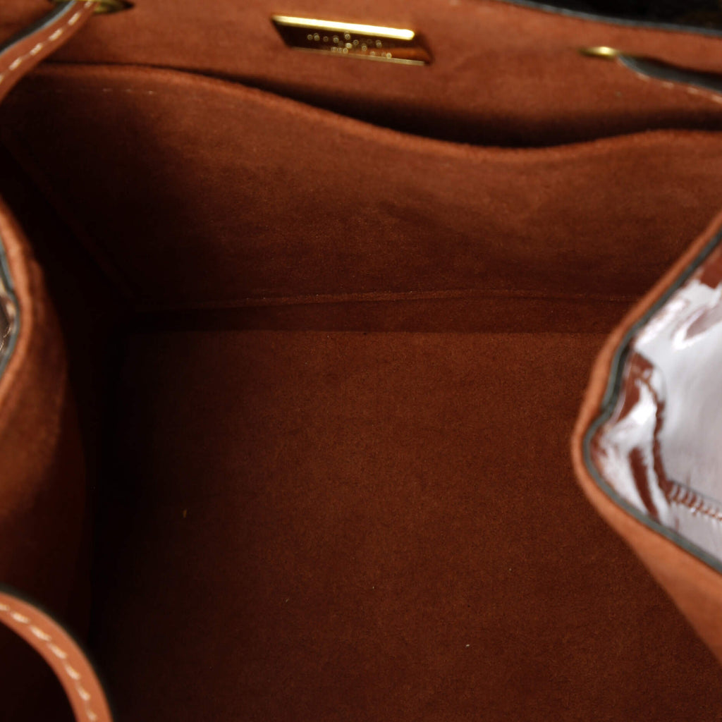 Hot Springs Backpack Vernis with Monogram Canvas