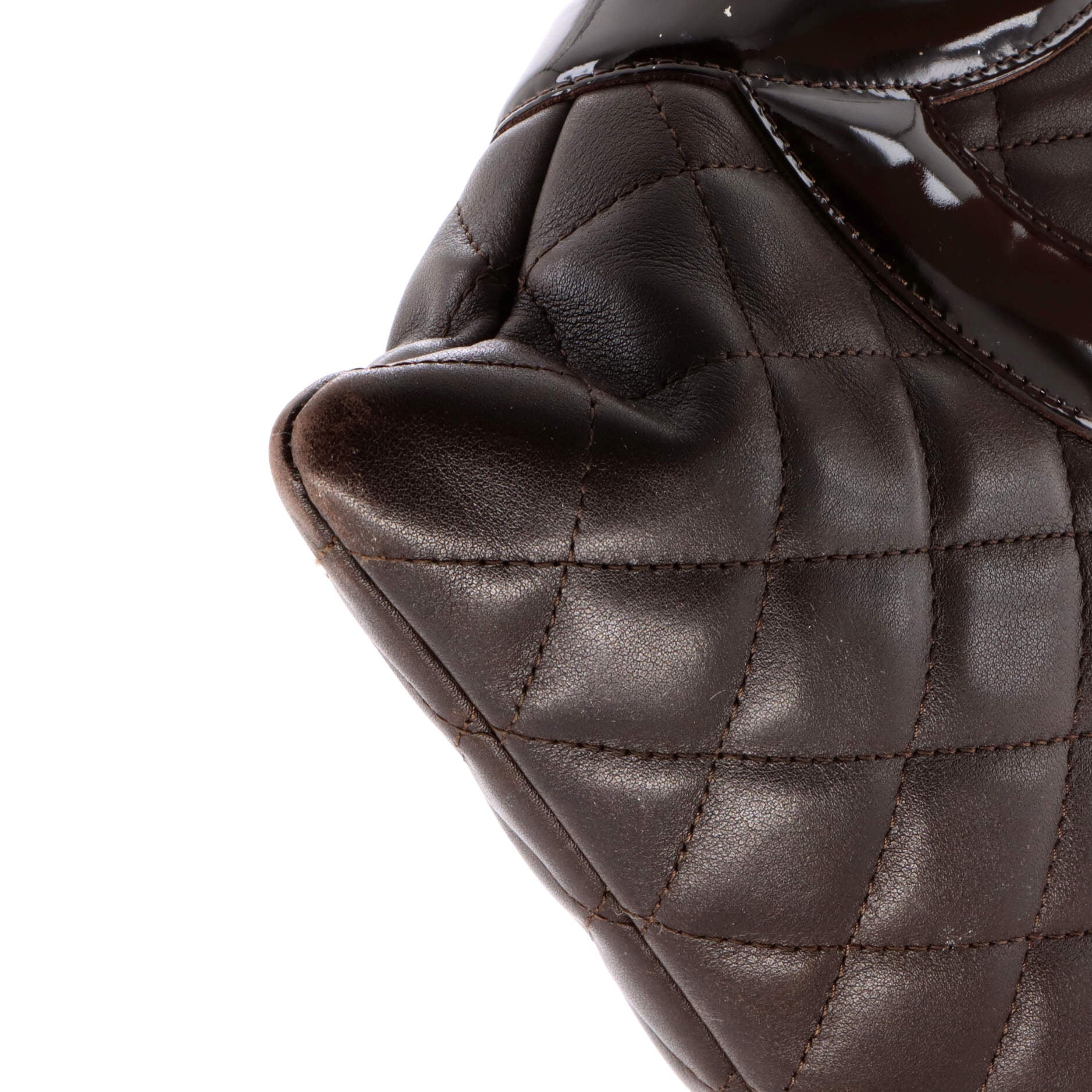 Cambon Flat Tote Quilted Leather