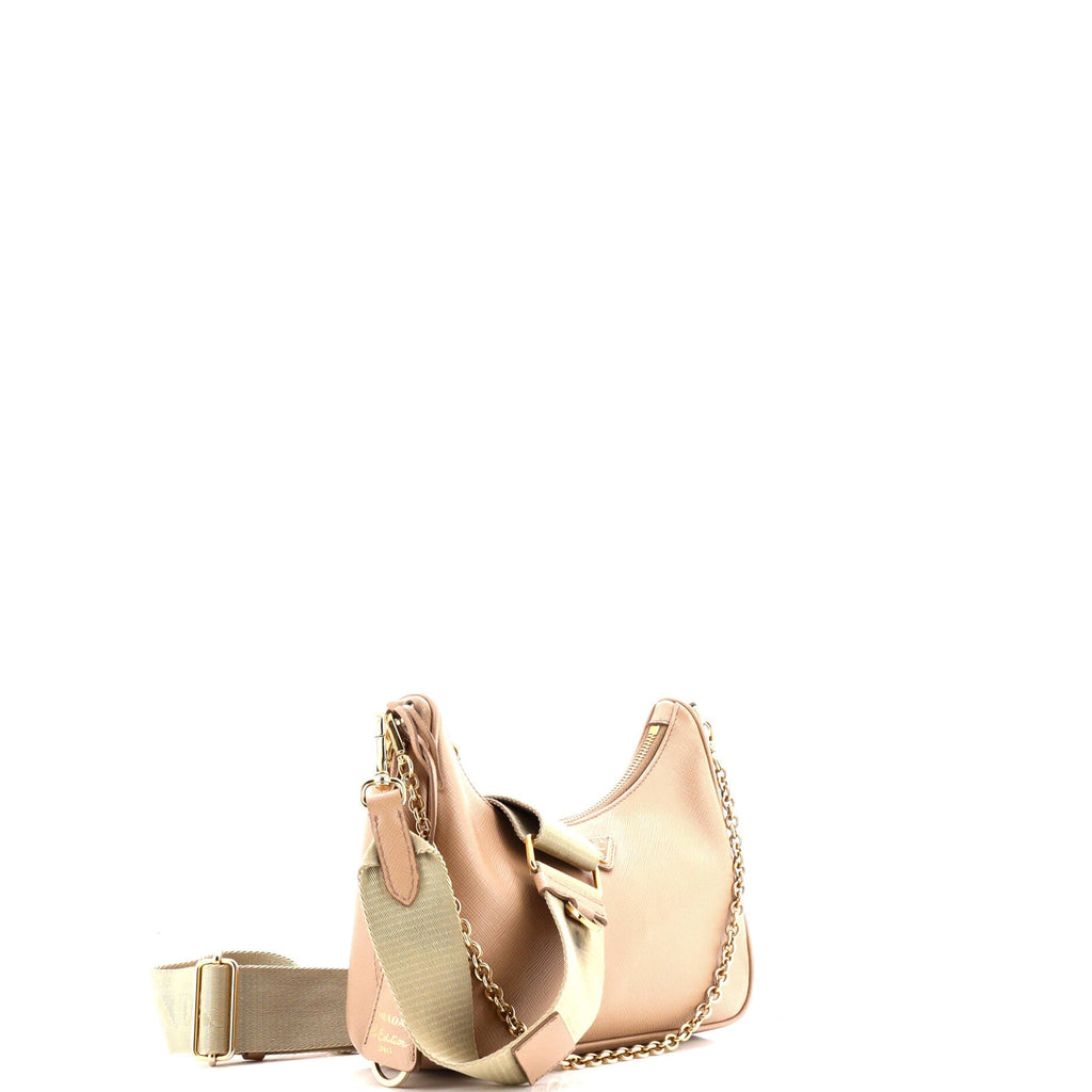 Re-Edition 2005 Shoulder Bag Saffiano Leather Small