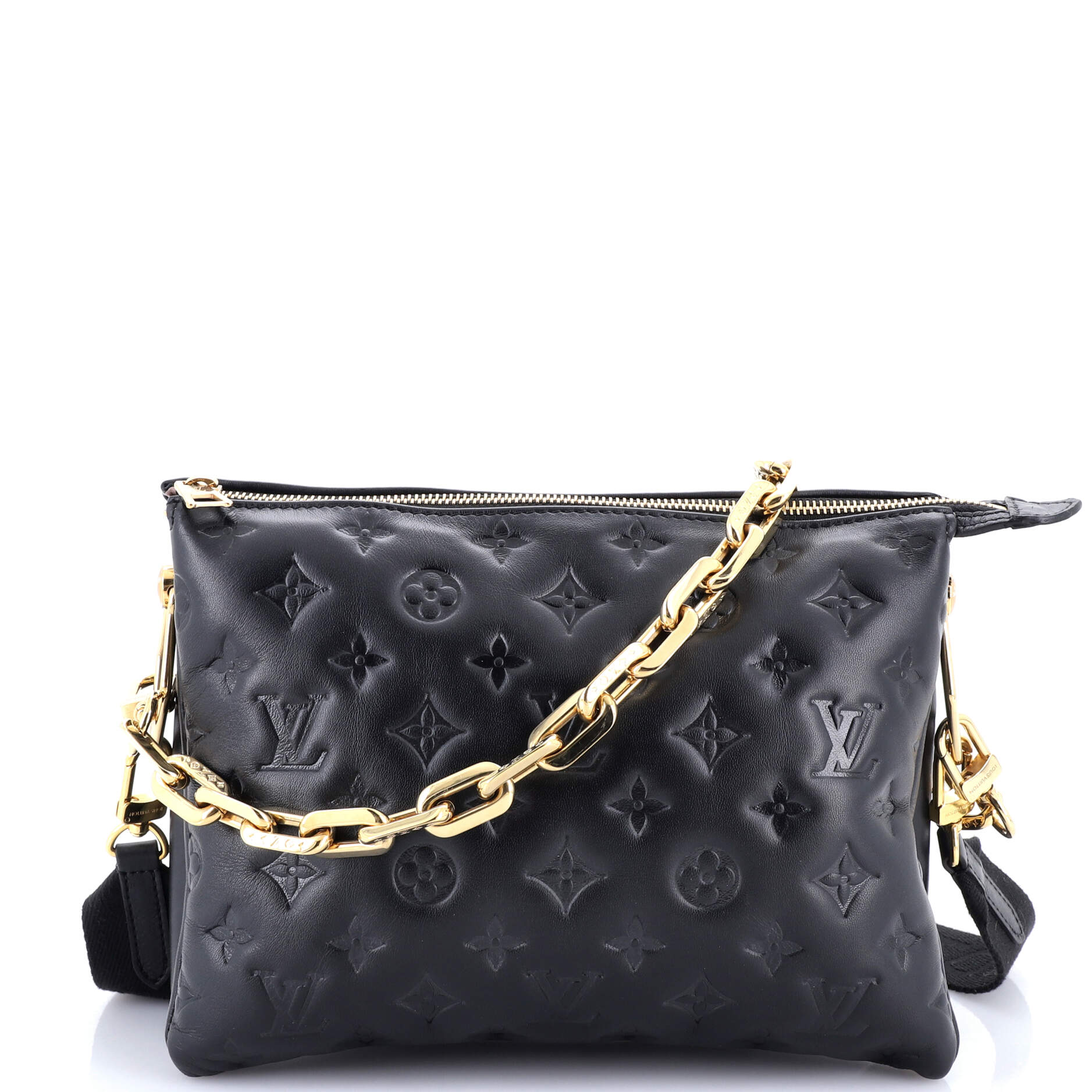 Coussin Bag Monogram Embossed Lambskin PM