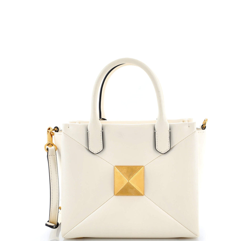 One Stud Top Handle Bag Leather Small