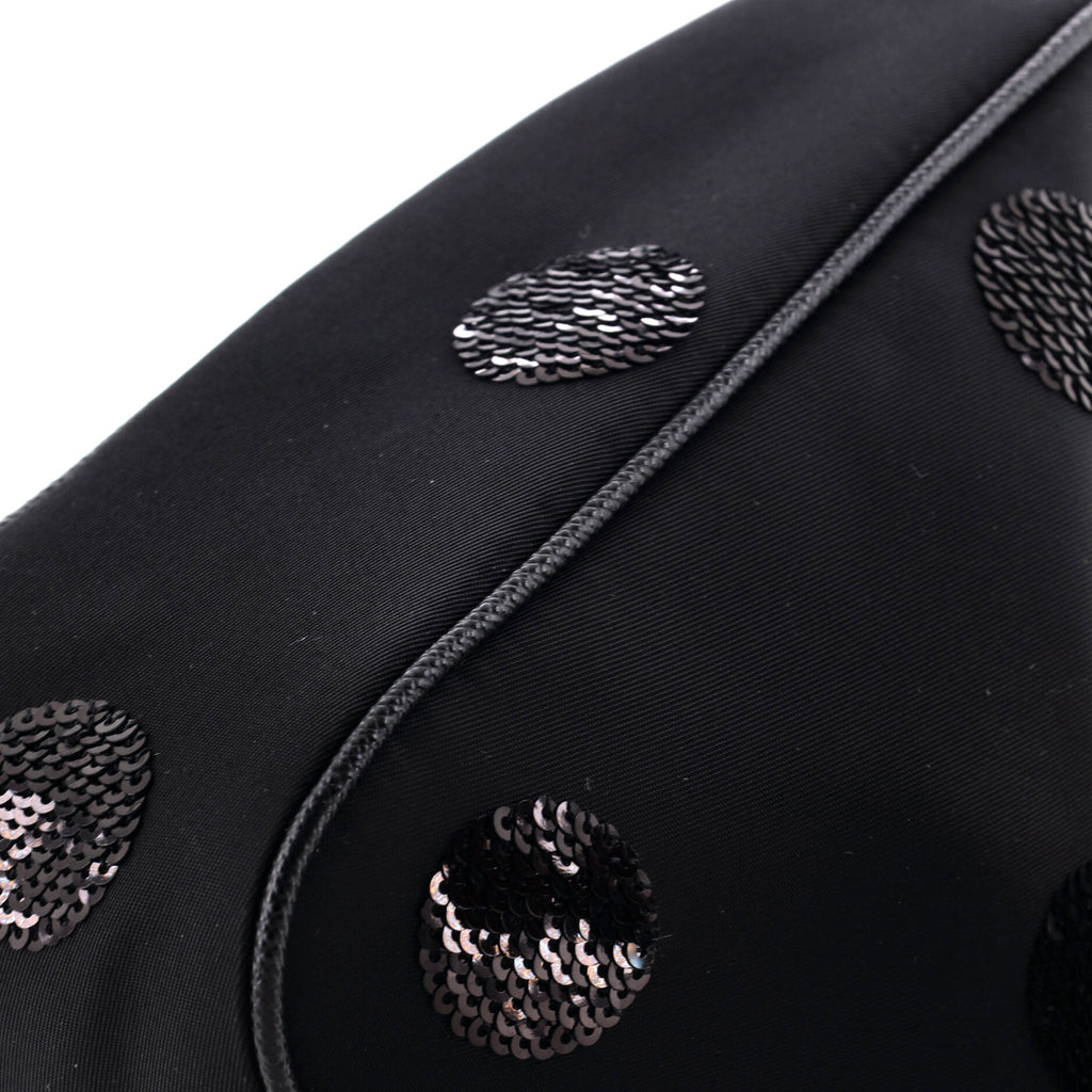 Re-Edition 2005 Shoulder Bag Sequin Embellished Tessuto Small