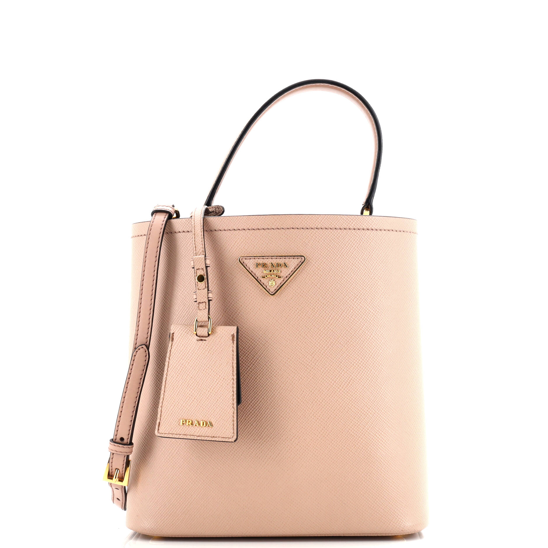Panier Bucket Bag Saffiano Leather Medium
