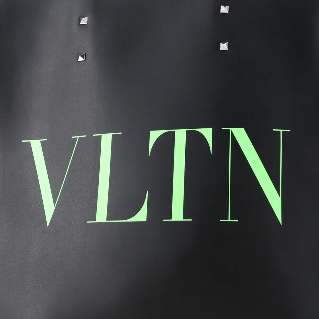VLTN Rockstud Shopping Tote Printed Leather Tall
