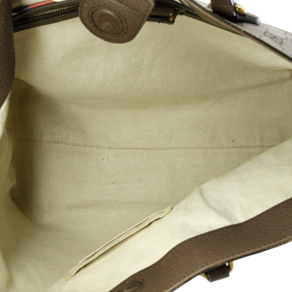Courrier Convertible Soft Open Tote GG Coated Canvas with Applique Large