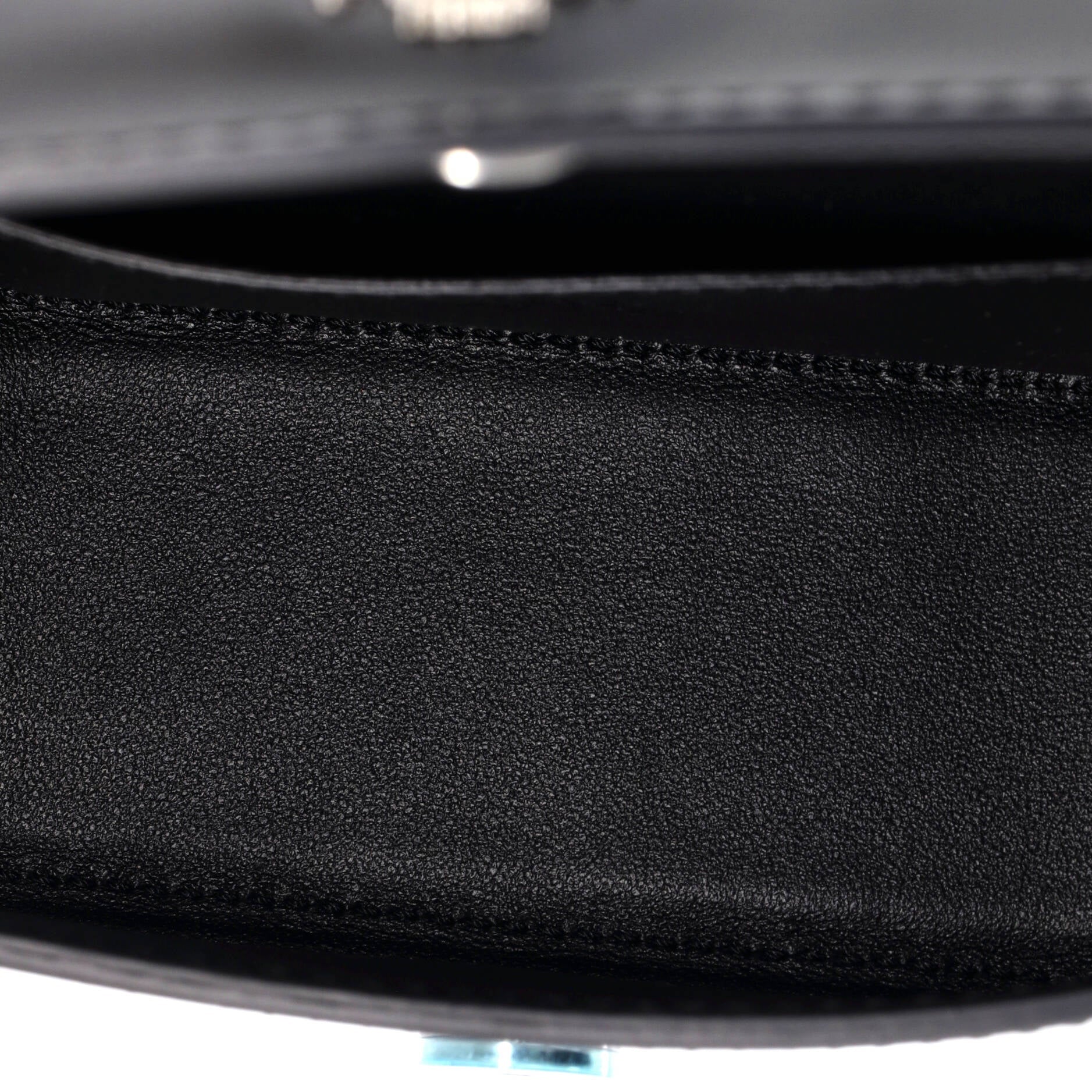 FF Chain Clutch Bag Leather Nano