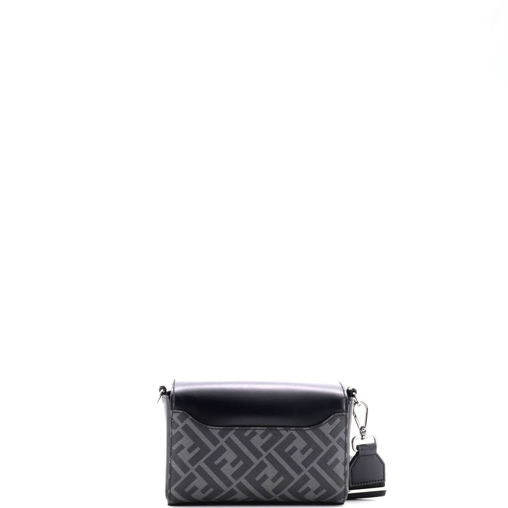 FF Squared Compact Bag Zucca Coated Canvas and Leather