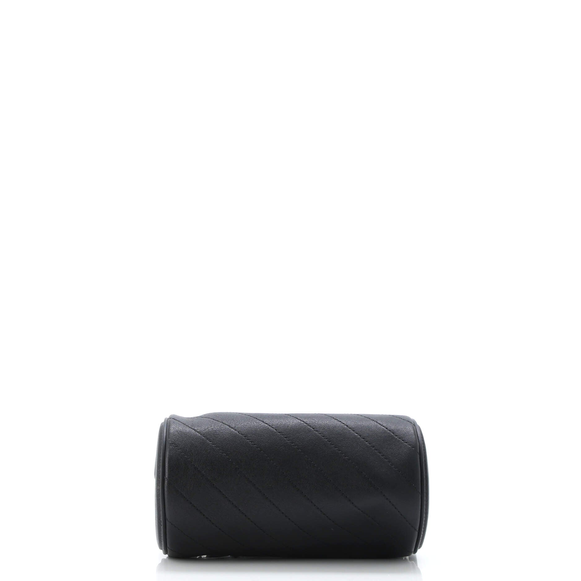 Blondie Shoulder Bag Diagonal Quilted Leather Mini