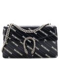 x Balenciaga The Hacker Project Dionysus Bag Logo Printed Leather Small