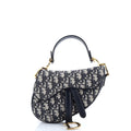 Saddle Handbag Oblique Canvas Mini