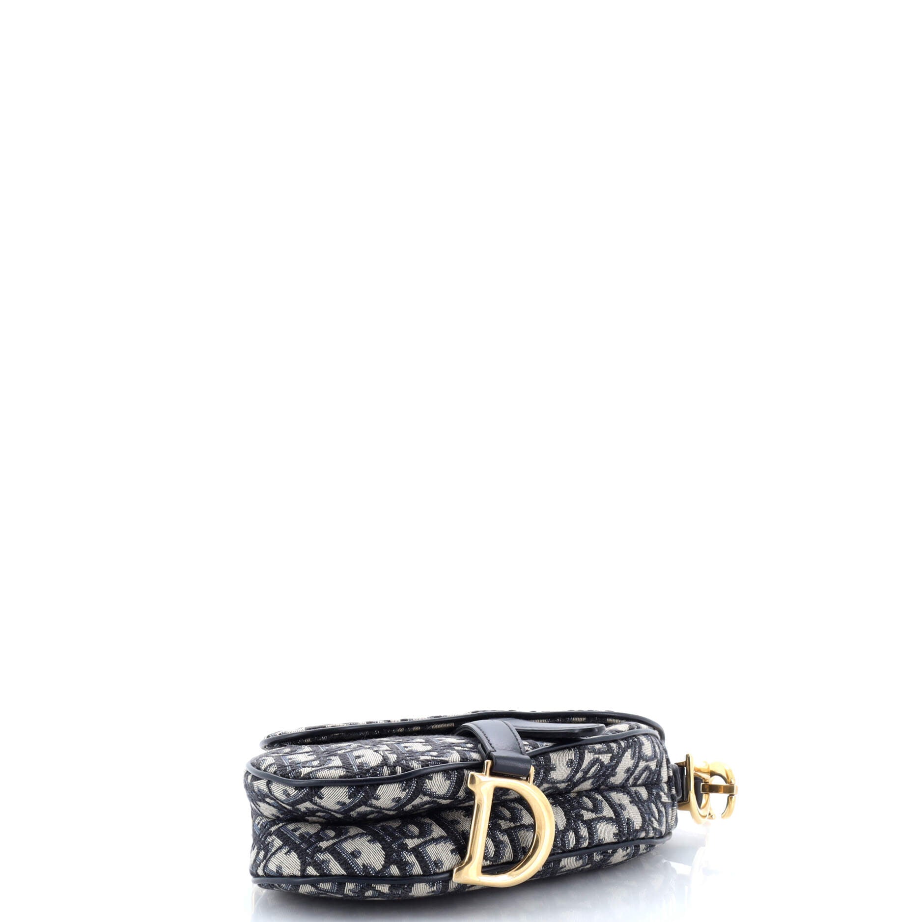 Saddle Handbag Oblique Canvas Mini