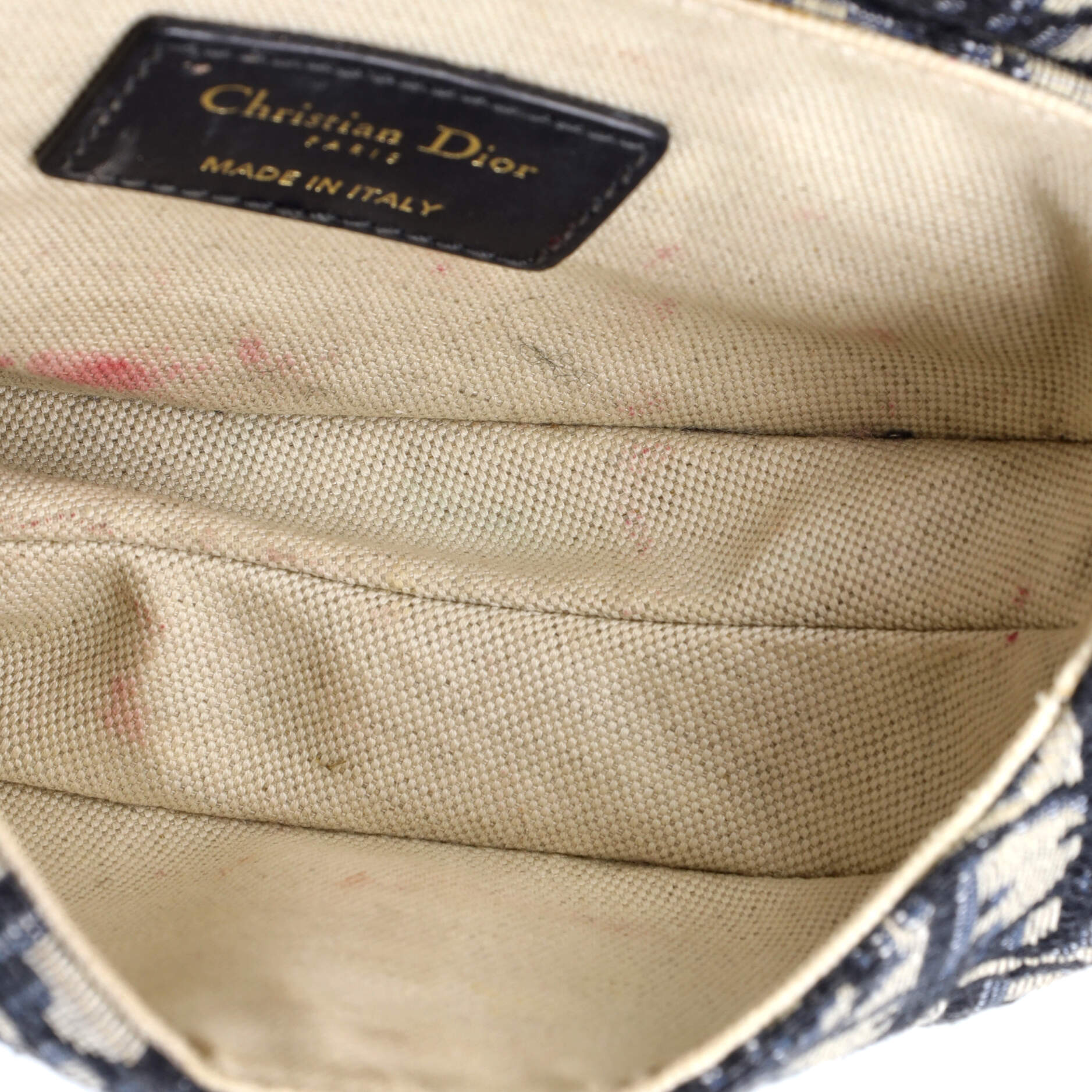 Saddle Handbag Oblique Canvas Mini