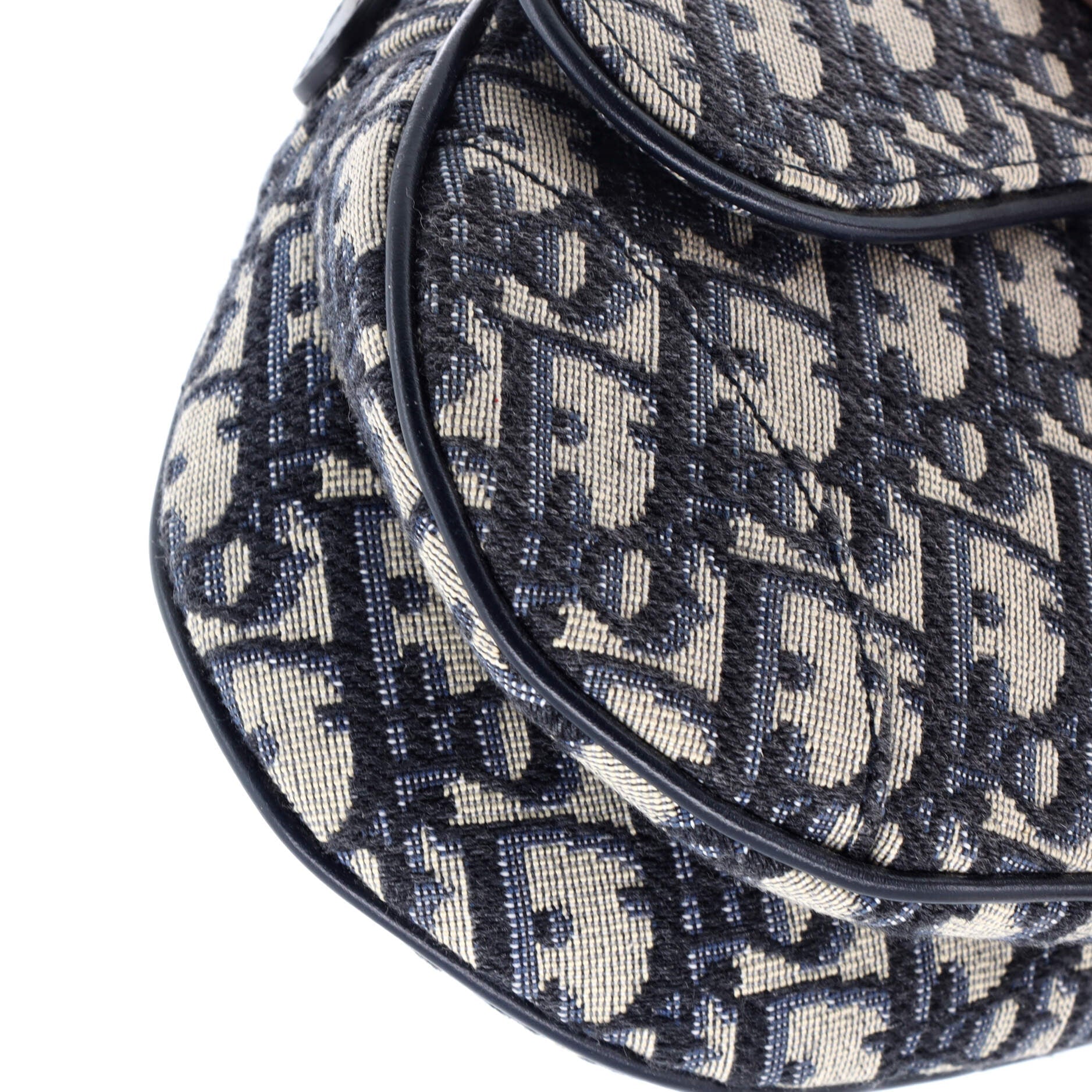 Saddle Handbag Oblique Canvas Mini