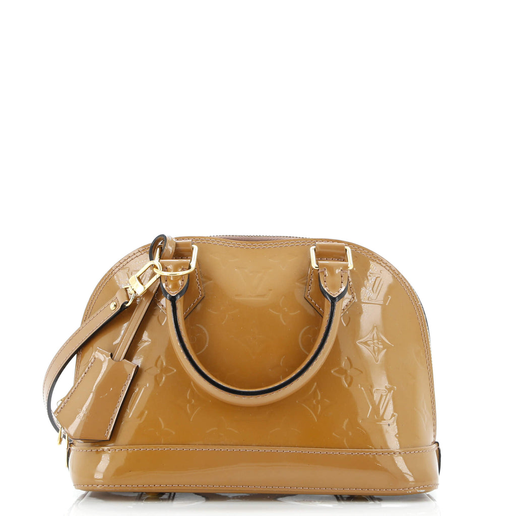 Alma Handbag Monogram Vernis BB
