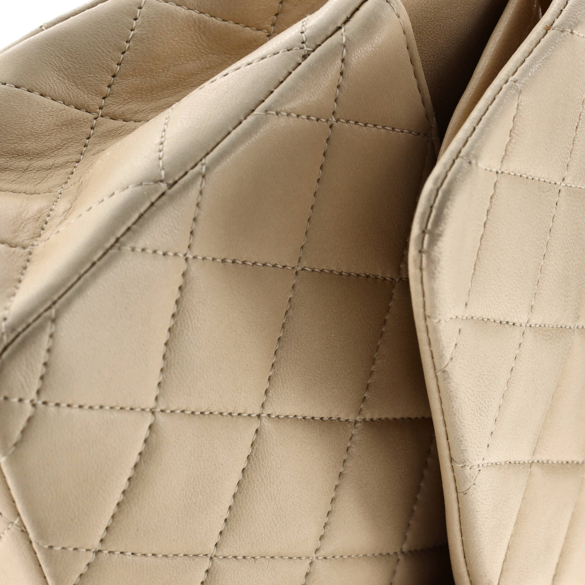 Vintage Classic Double Flap Bag Quilted Lambskin Medium
