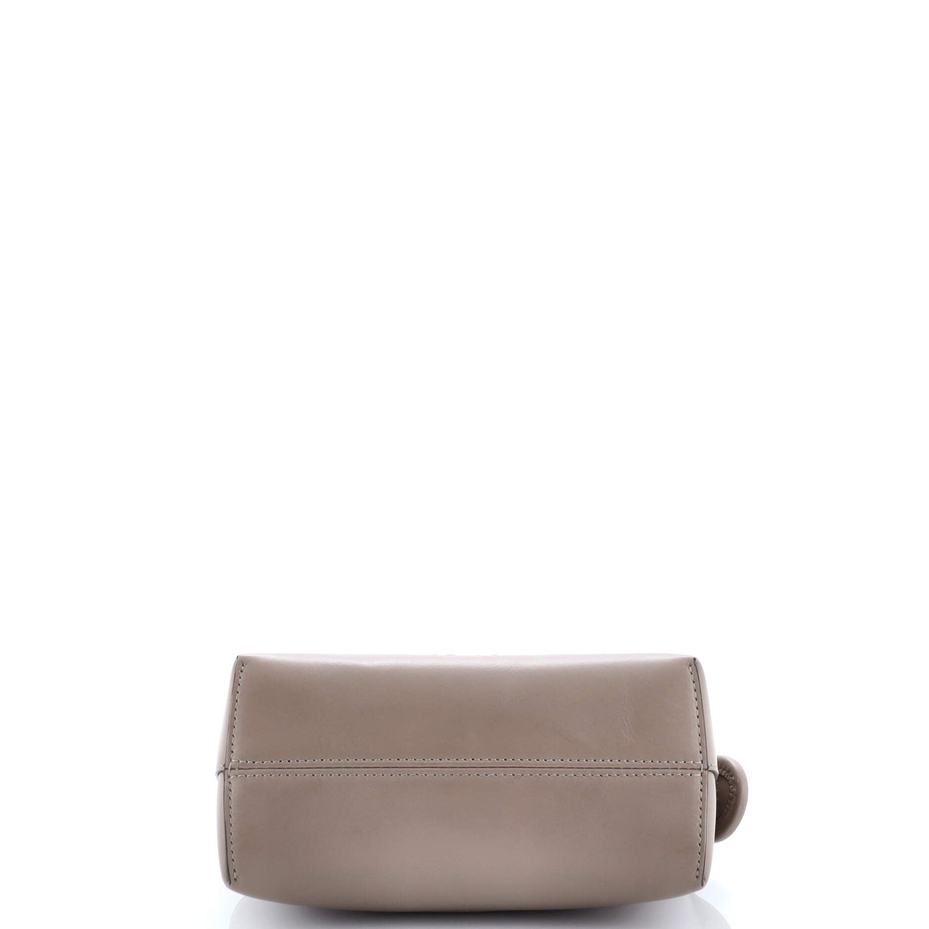 Logo By The Way Top Handle Bag Embossed Leather Mini