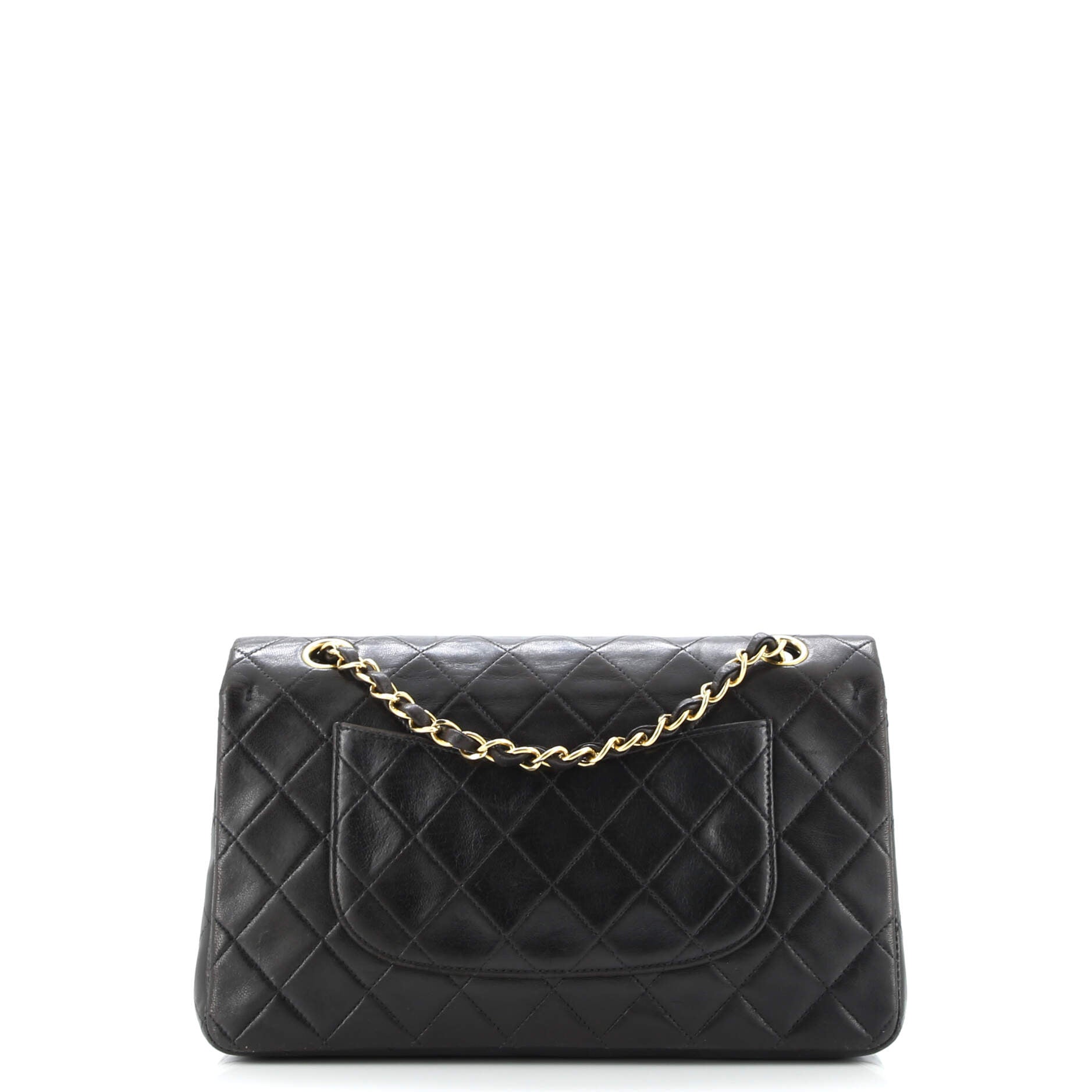 Vintage Classic Double Flap Bag Quilted Lambskin Medium