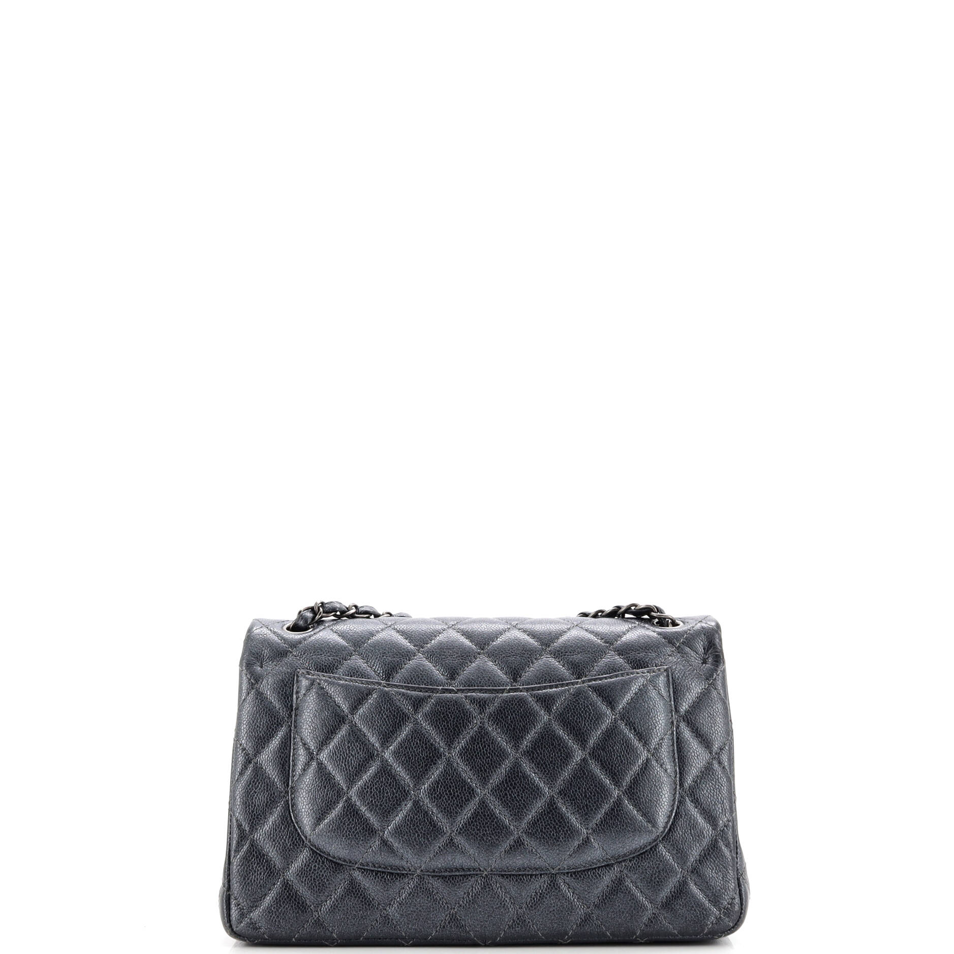 Classic Double Flap Bag Quilted Caviar Jumbo