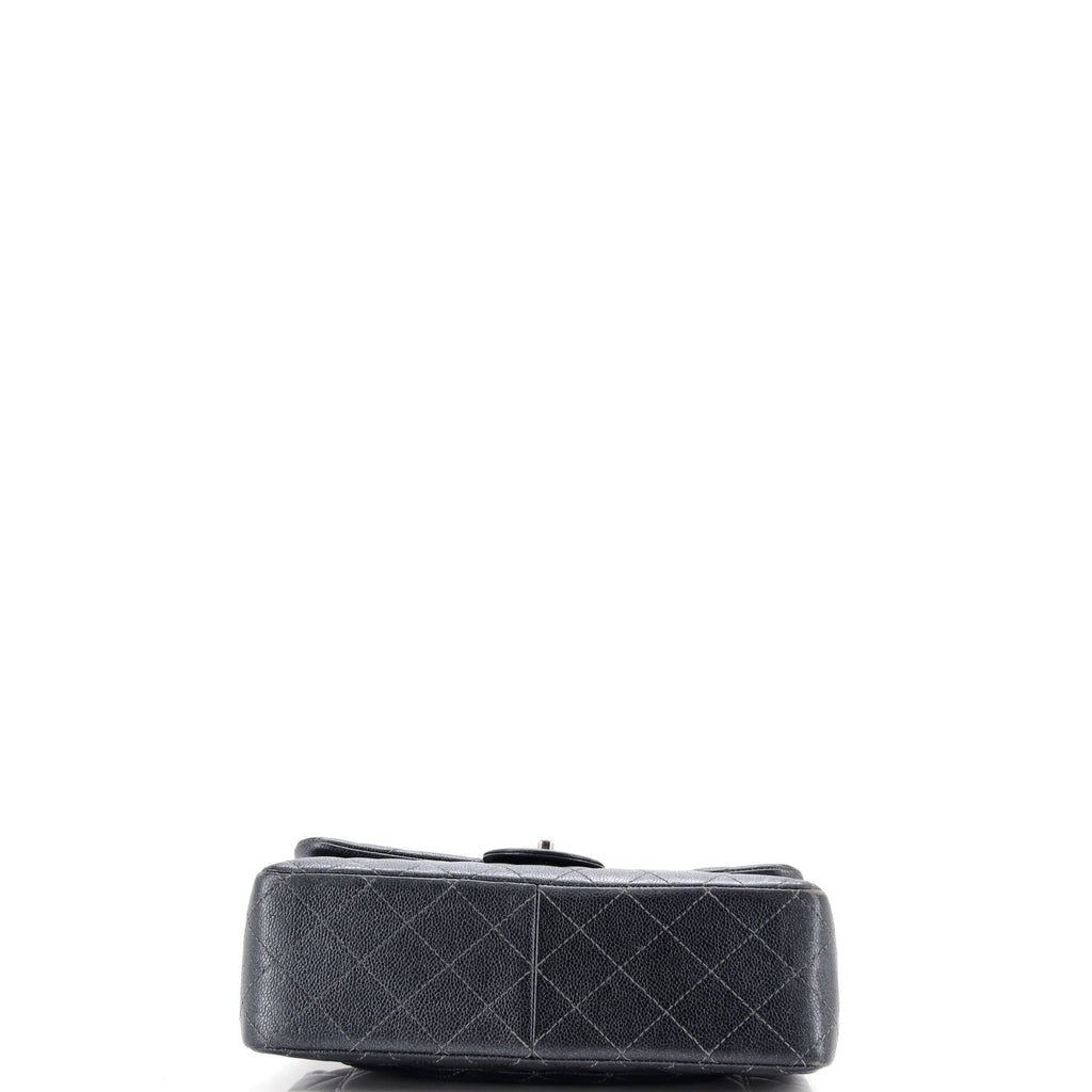 Classic Double Flap Bag Quilted Caviar Jumbo