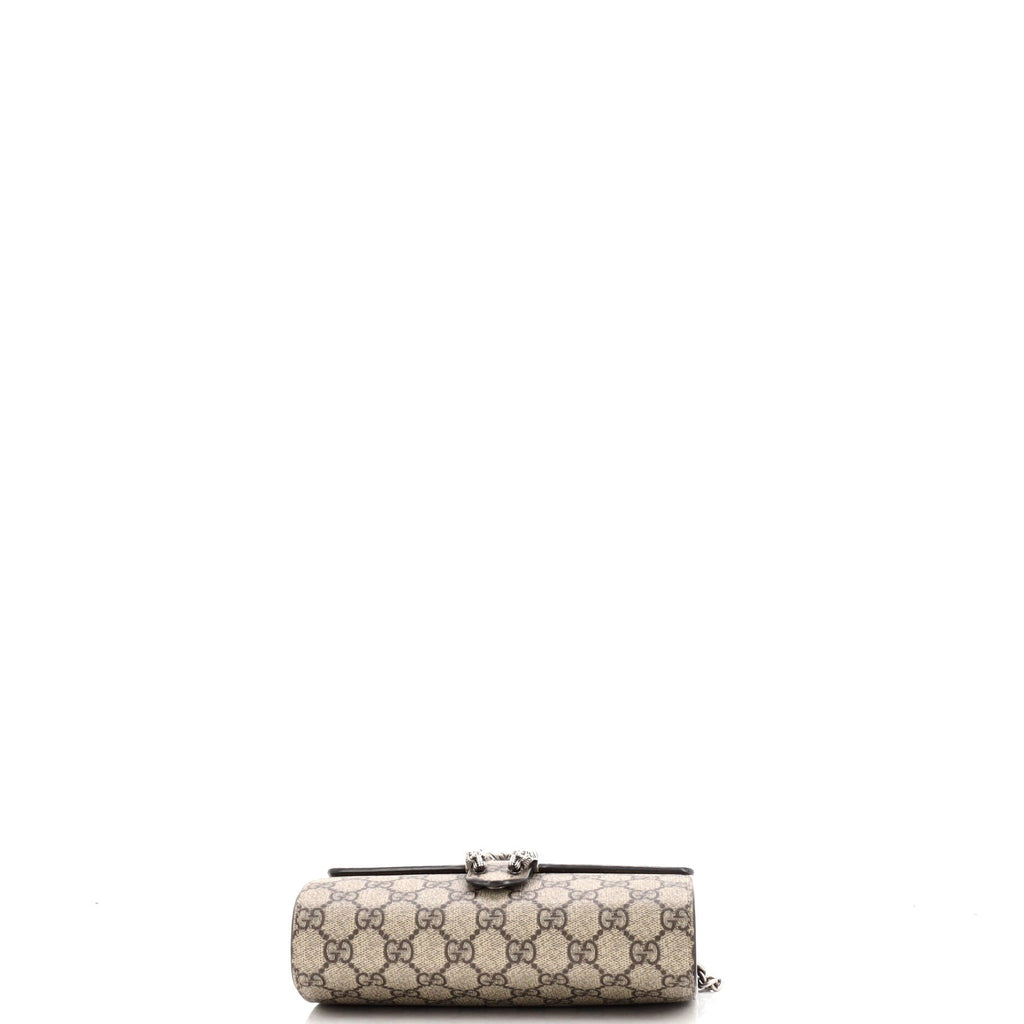 Dionysus Chain Wallet GG Coated Canvas Small