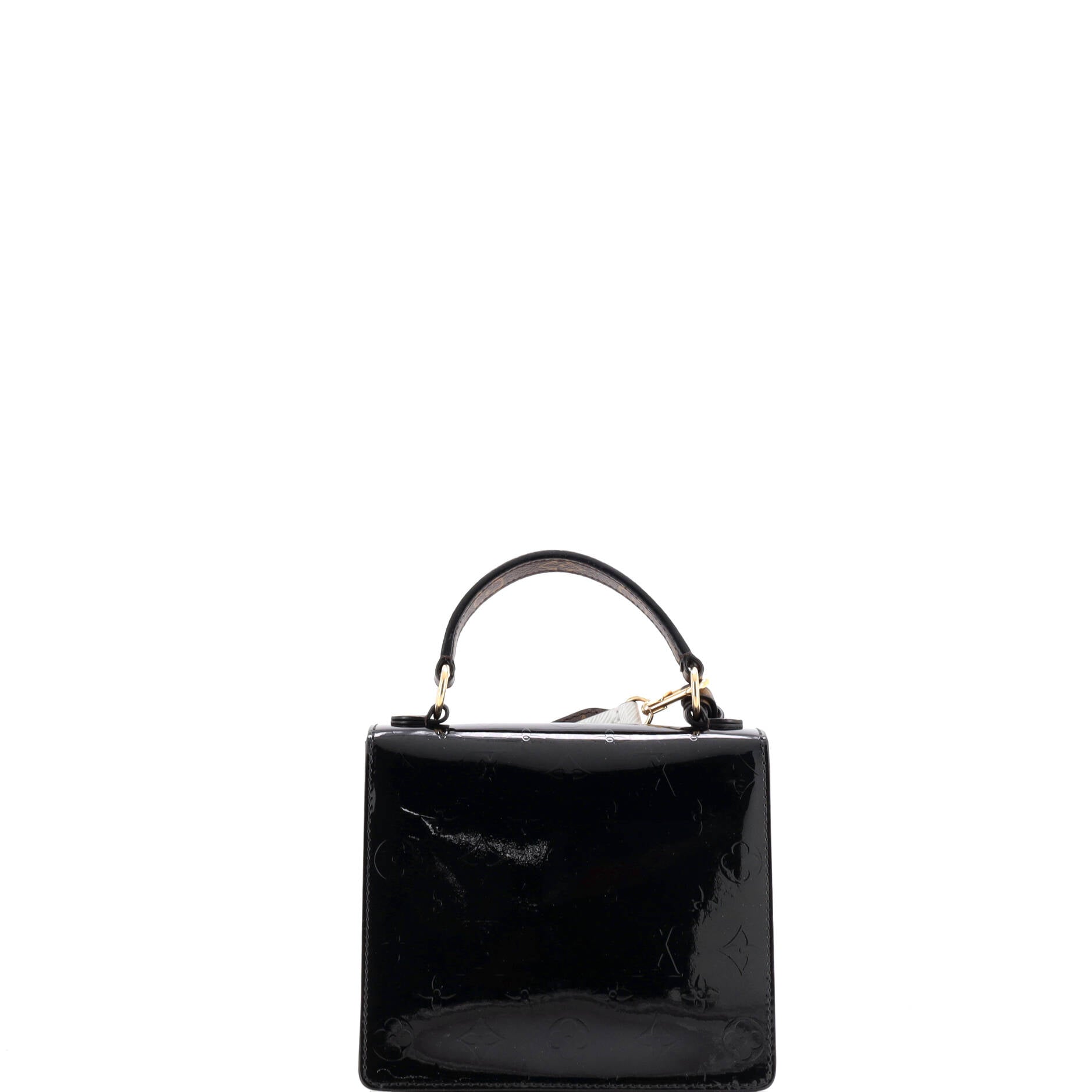 Spring Street NM Handbag Monogram Vernis with Monogram Canvas and Epi Leather