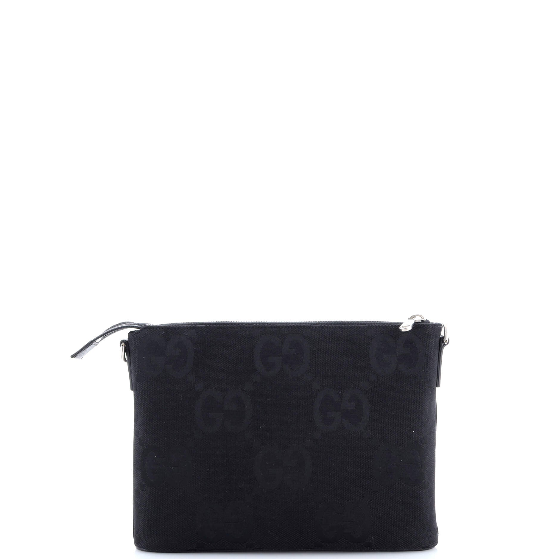 Zip Messenger Bag Jumbo GG Canvas