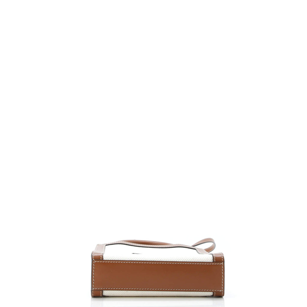 Sulky Vertical Cabas Tote Canvas with Leather Mini