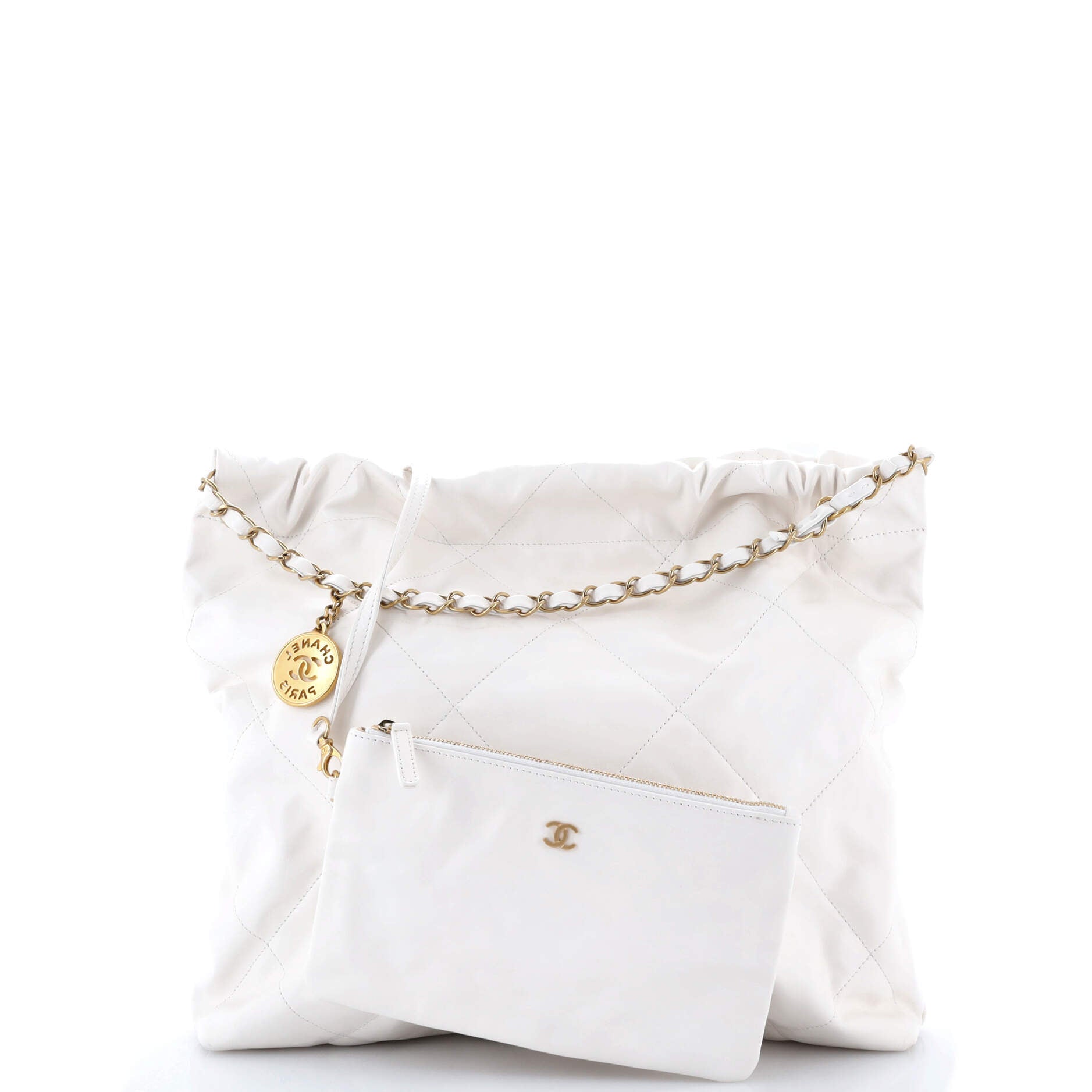 22 Chain Hobo Quilted Calfskin Medium