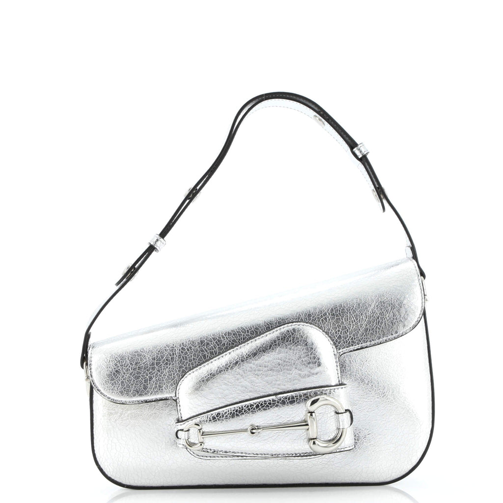 Horsebit 1955 Asymmetric Shoulder Bag Leather Small
