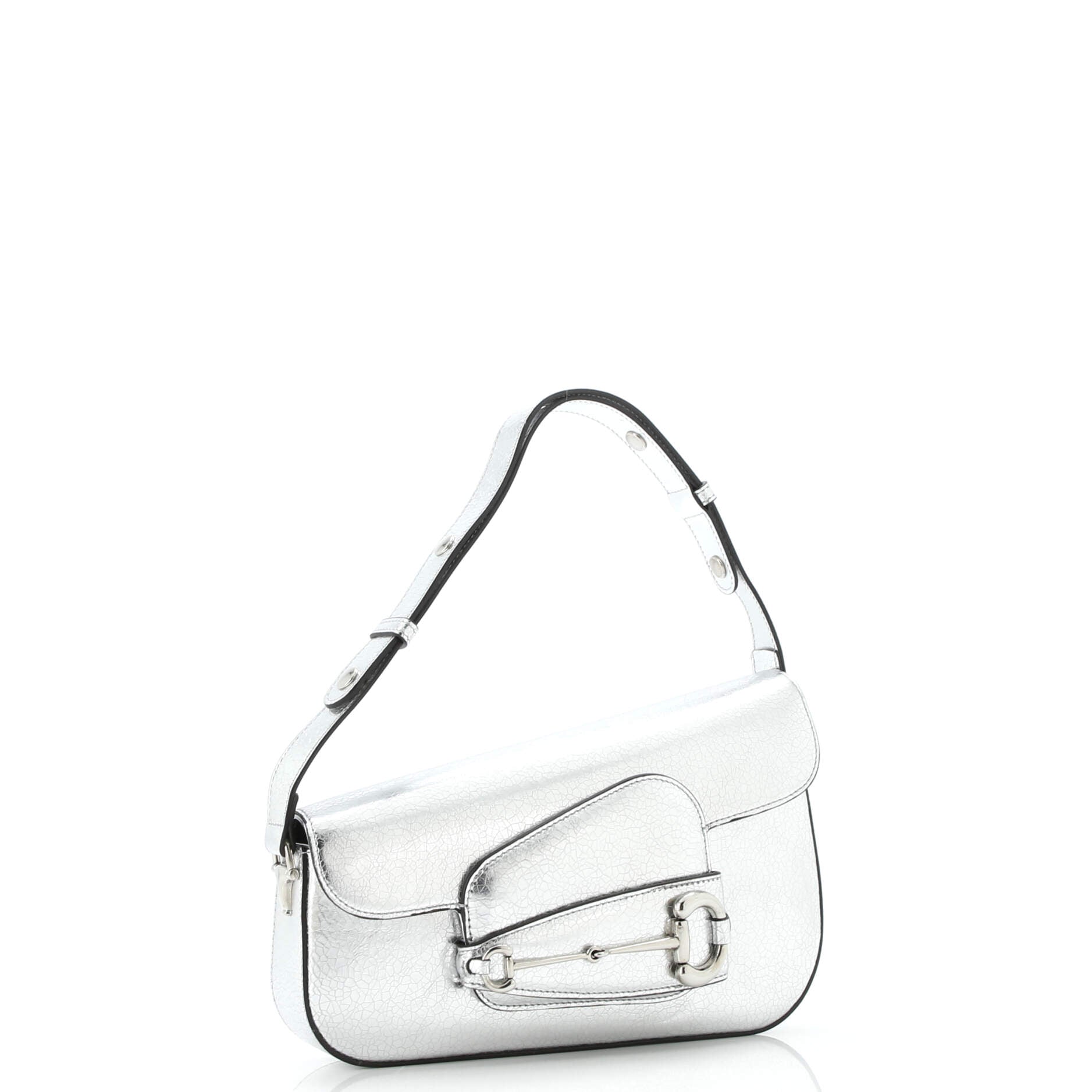 Horsebit 1955 Asymmetric Shoulder Bag Leather Small