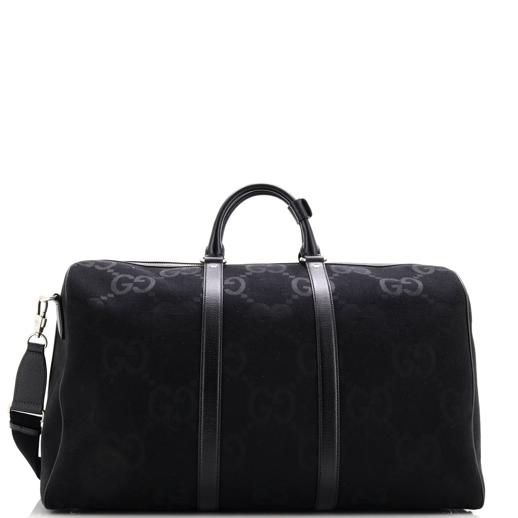 Convertible Duffle Bag Jumbo GG Canvas Large