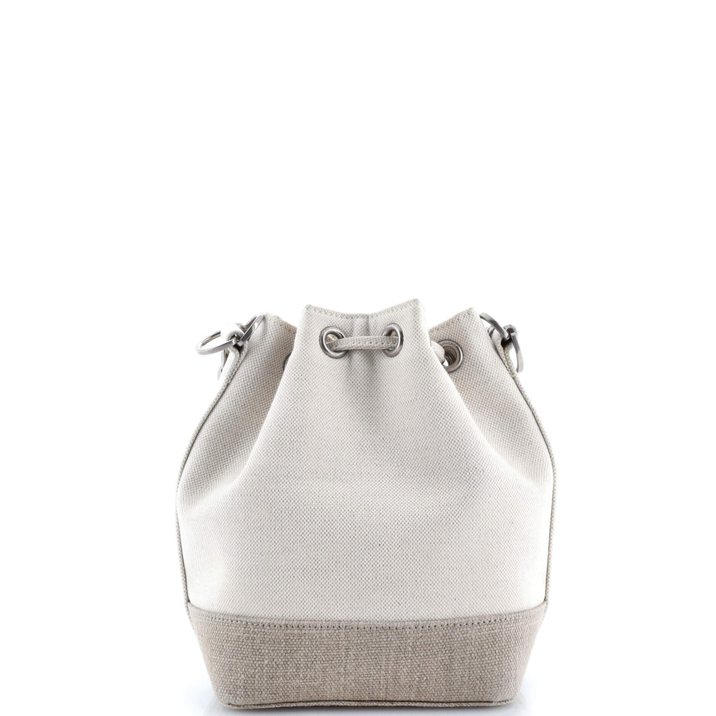 Rive Gauche Bucket Bag Canvas Mini