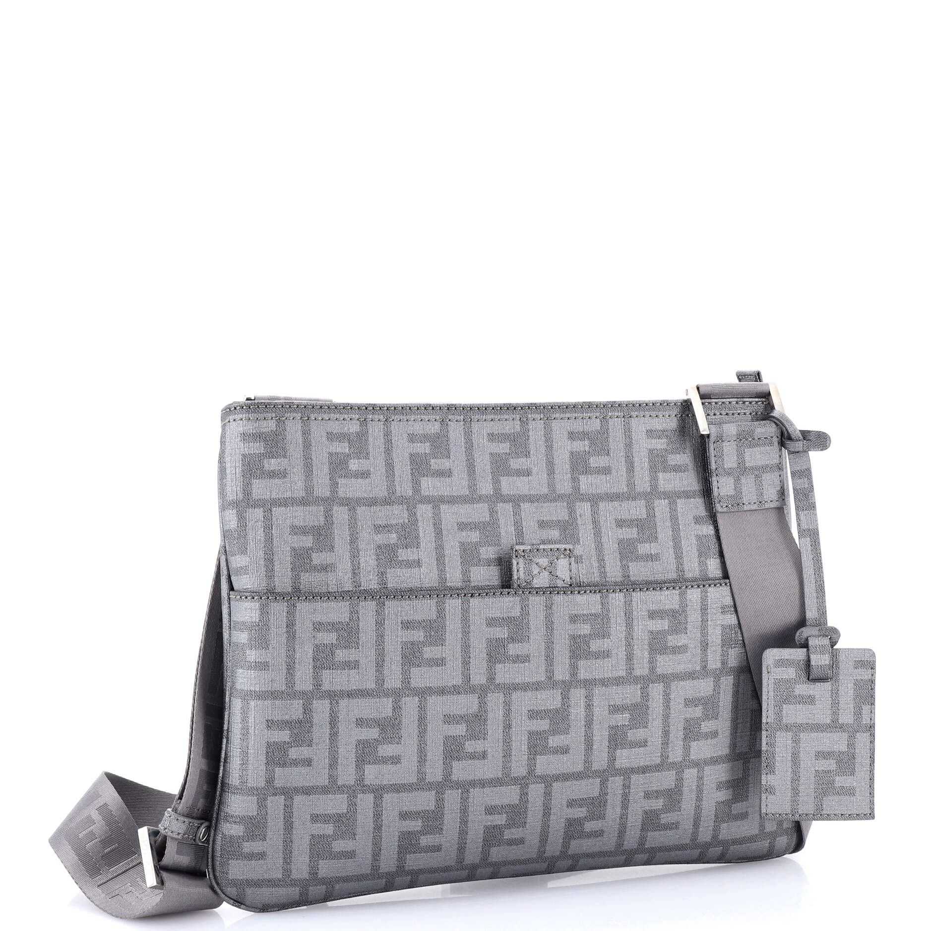 Slip Pocket Messenger Zucca Coated Canvas Medium