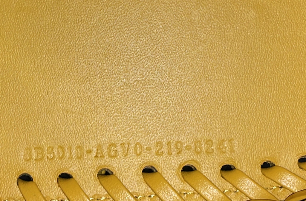Mon Tresor Bucket Bag Leather with Whipstitch Detail Mini