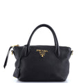 Dual Strap Zip Tote Vitello Daino Small