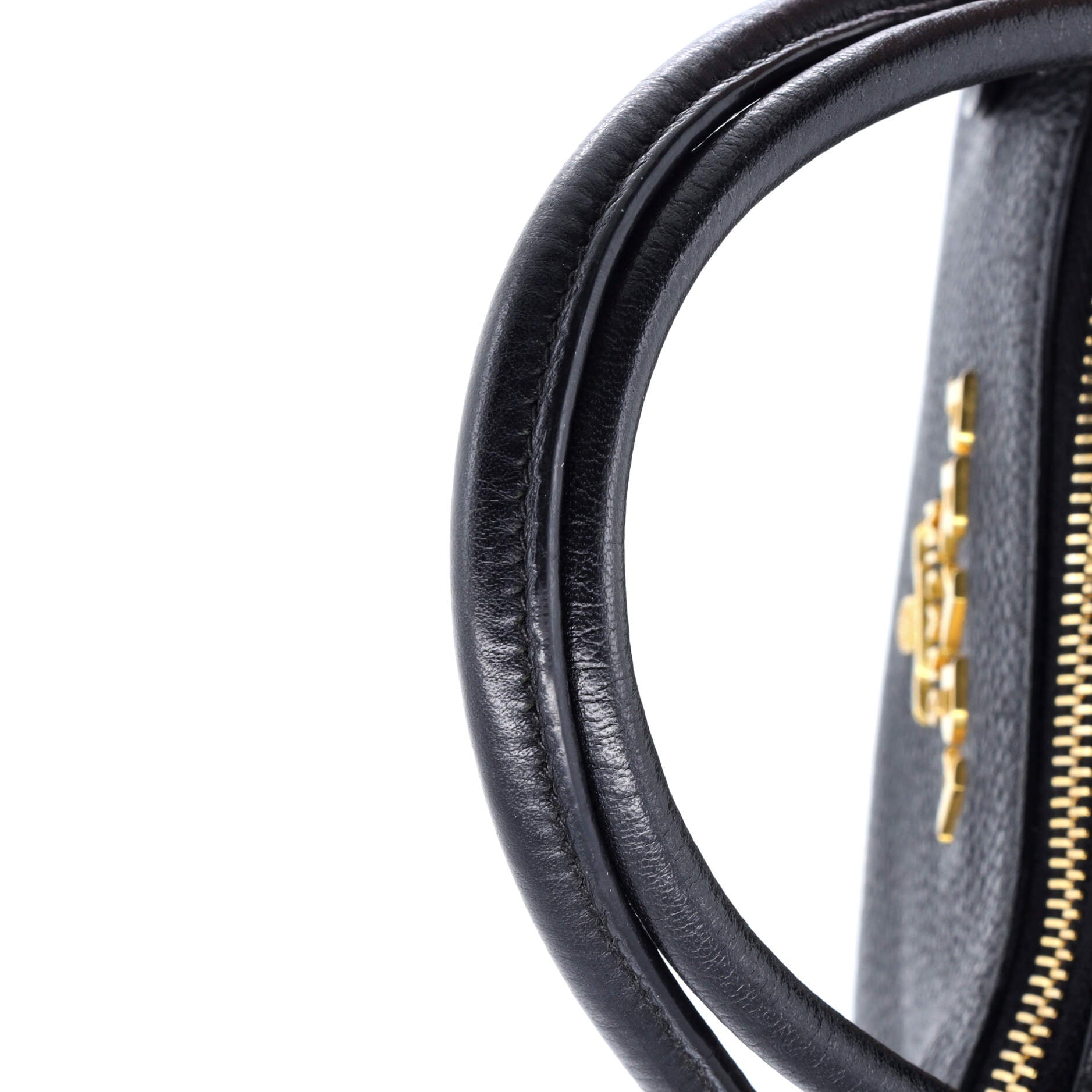 Dual Strap Zip Tote Vitello Daino Small