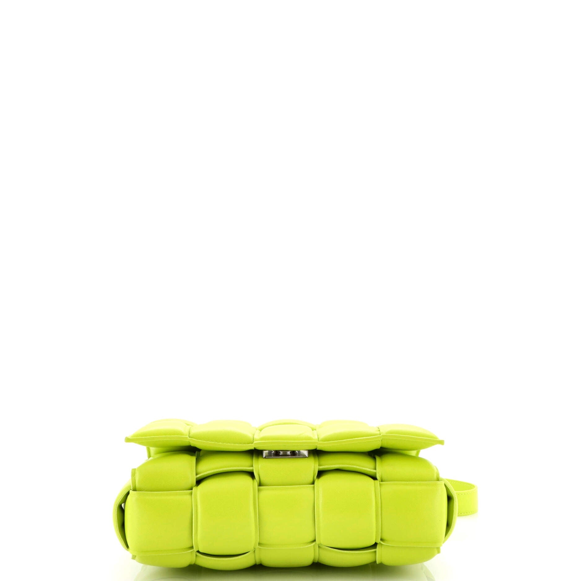 Cassette Crossbody Bag Padded Maxi Intrecciato Leather